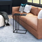 Atom Modern Metal Rectangular Side Table (2 Colors)