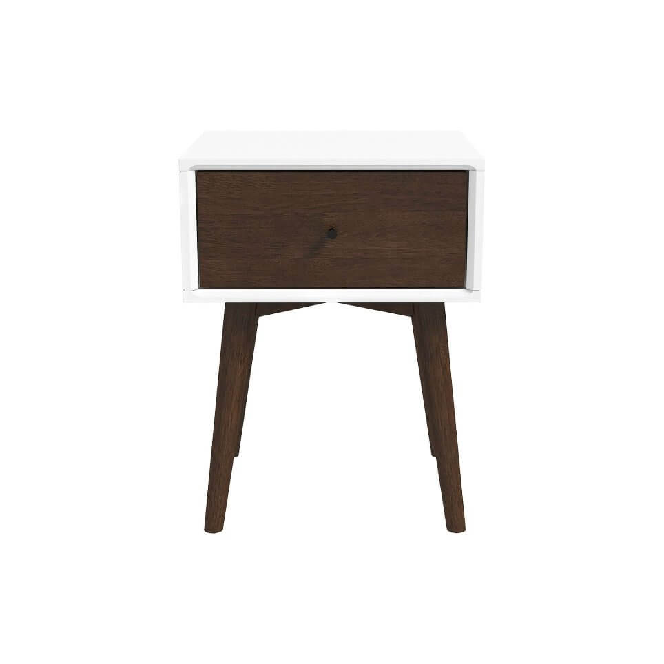 Avery Solid Wood Nightstand with Drawer