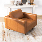 Catherine MCM Leather Lounge Chair