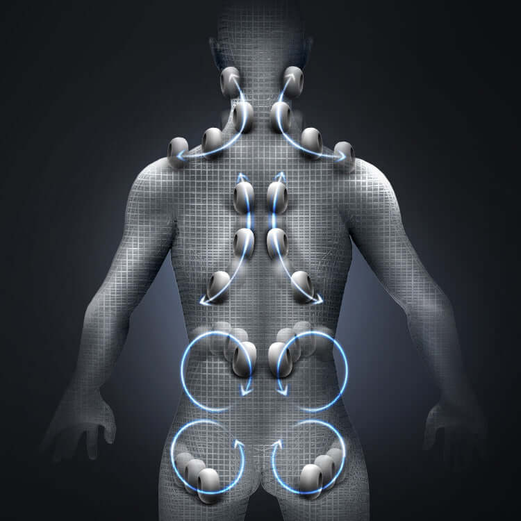 Full Body Zero Gravity Shiatsu Massage Chair SL-Track Recliner (Black or Beige)