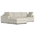 Charlie Modern Deep Seat Sectional Chaise Sofa 122 (2 Colors)