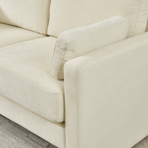 Small Contemporary Loveseat Sofa 58 (4 Colors)