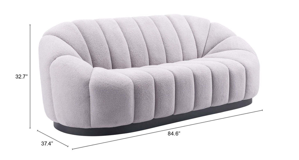 Bhutan Modern Channel Tufted Sofa 85 (2 Colors)