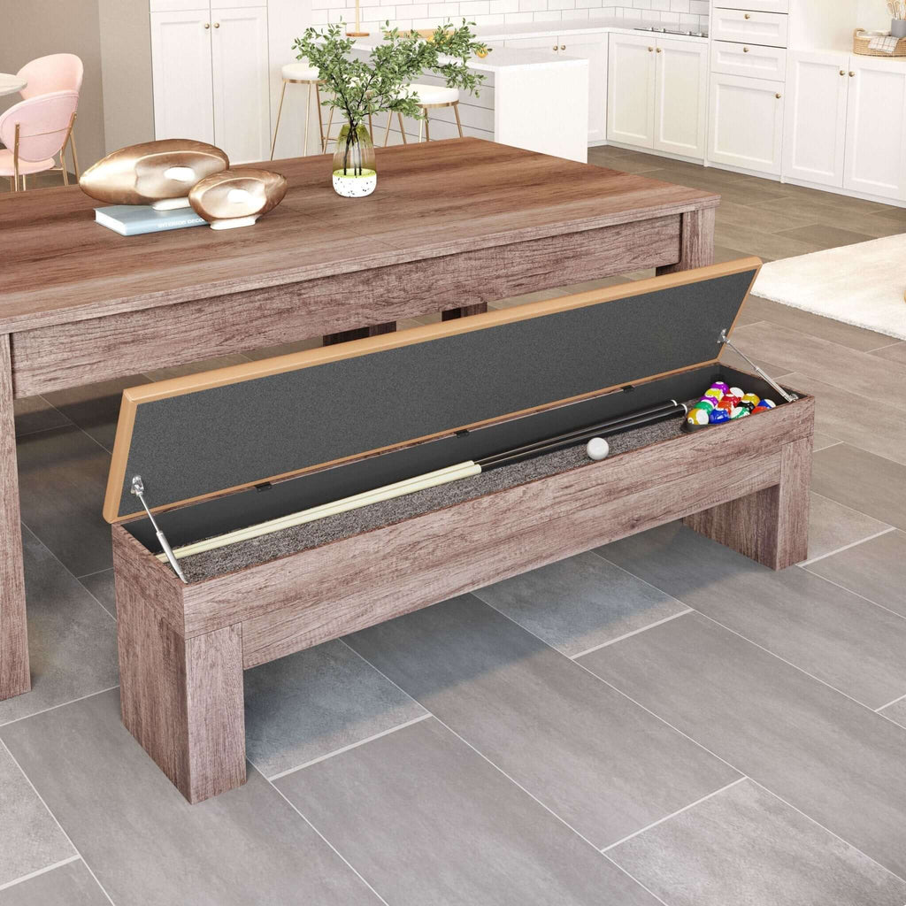 Bonker Wood Lift-Top Storage Bench (Set of 2)