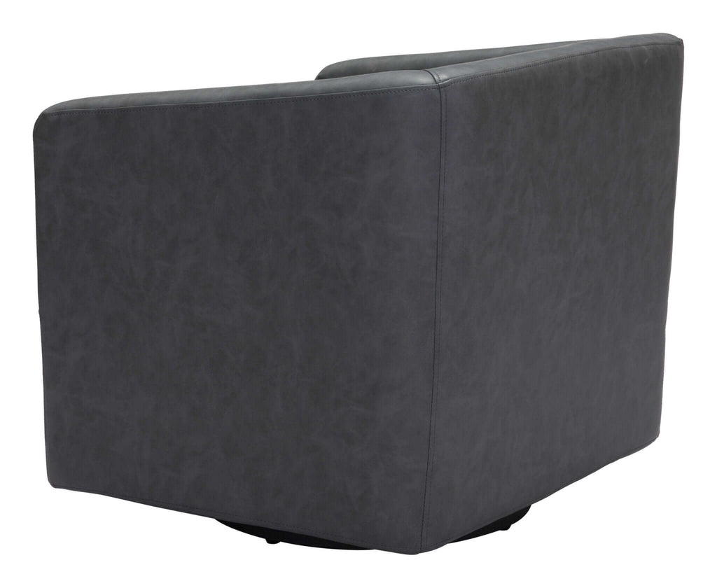 Brooks Faux Leather Accent Lounge Chair (2 Colors)