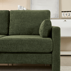 Small Contemporary Loveseat Sofa 58 (4 Colors)