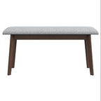 Carlos Fabric Upholstered Solid Wood Bench 47
