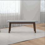 Carlos Fabric Upholstered Solid Wood Bench 47