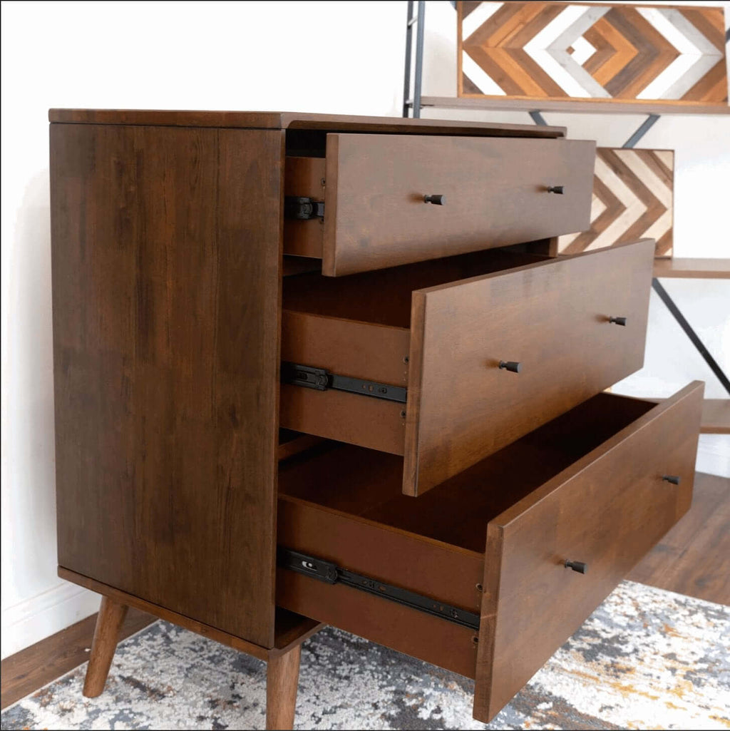 Caroline MCM Solid Wood Bedroom Storage Dresser