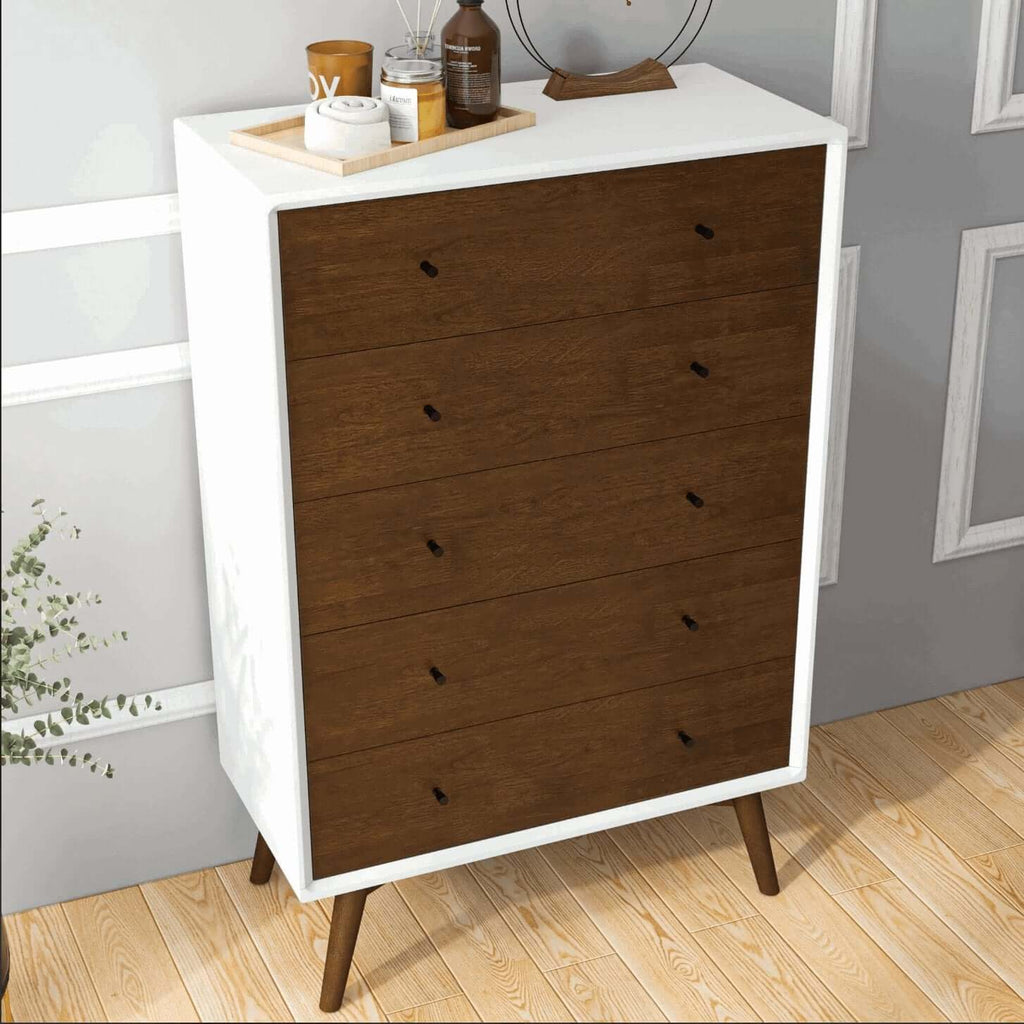 Caroline MCM Solid Wood Bedroom Storage Dresser
