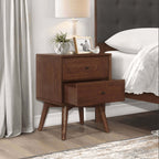 Caroline MCM Style Solid Wood Nightstand