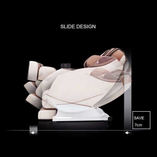 Full Body Zero Gravity Shiatsu Massage Chair SL-Track Recliner (Black or Beige)