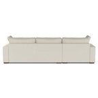 Charlie Modern Deep Seat Sectional Chaise Sofa 122 (2 Colors)
