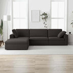 Cecilia Dark Gray Modular Chaise Sofa Sectional 121