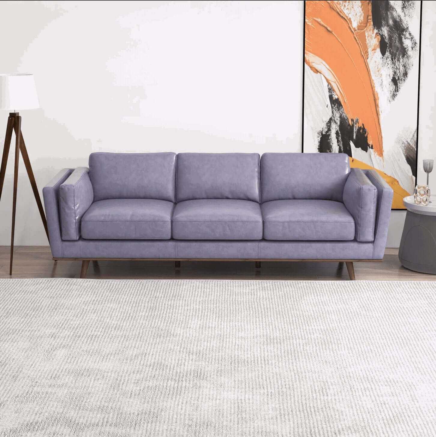 Chase MCM Genuine Leather Sofa 91