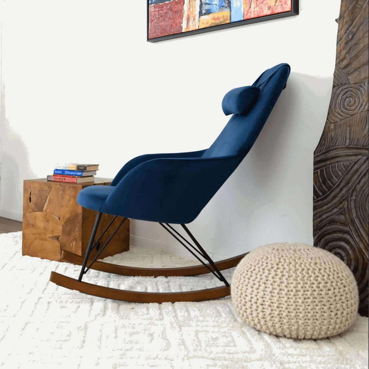 Chloe Velvet Rocking Chair (4 Colors)