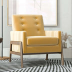 Cole Button Tufted Lounge Accent Armchair (3 Colors)