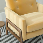 Cole Button Tufted Lounge Accent Armchair (3 Colors)