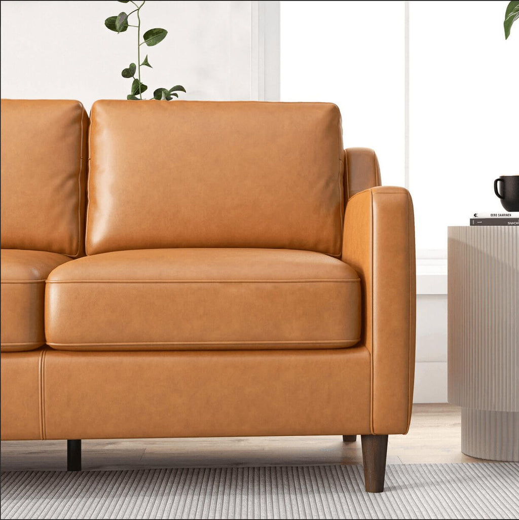 Cooper MCM Genuine Leather 3 Seat Sofa 81