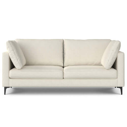 Ava MCM Gray Performance Fabric Sofa Loveseat 76L (2 Color Options)