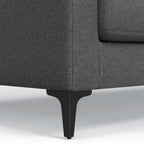 Ava MCM Gray Performance Fabric Sofa Loveseat 76L (2 Color Options)