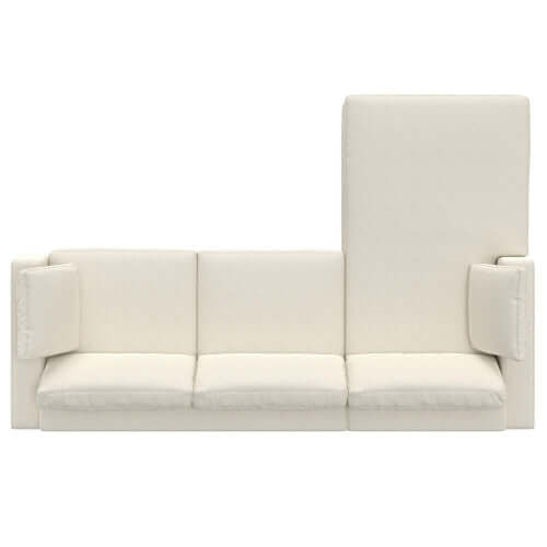 Charlie Modern Deep Seat Sectional Chaise Sofa 122 (2 Colors)
