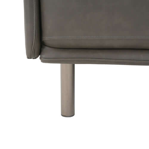 Faux Leather MCM Lounge Chair (3 Colors)