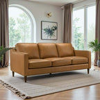 Cooper MCM Genuine Leather 3 Seat Sofa 81