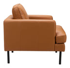 Decade MCM Faux Leather Armchair (2 Colors)