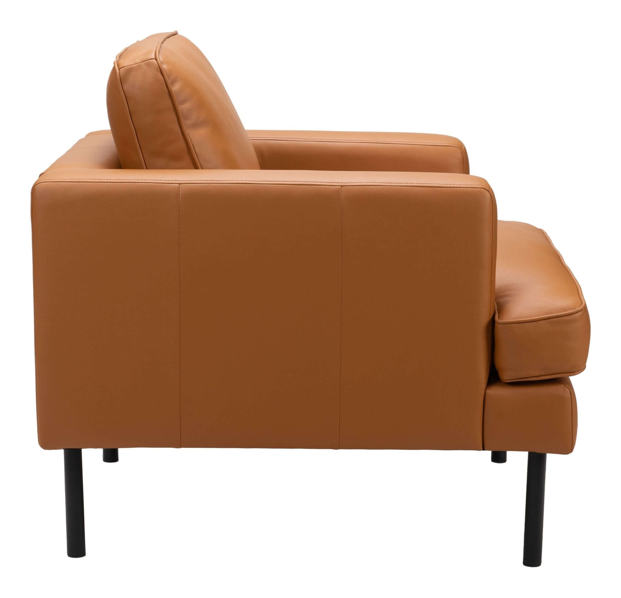 Decade MCM Faux Leather Armchair (2 Colors)