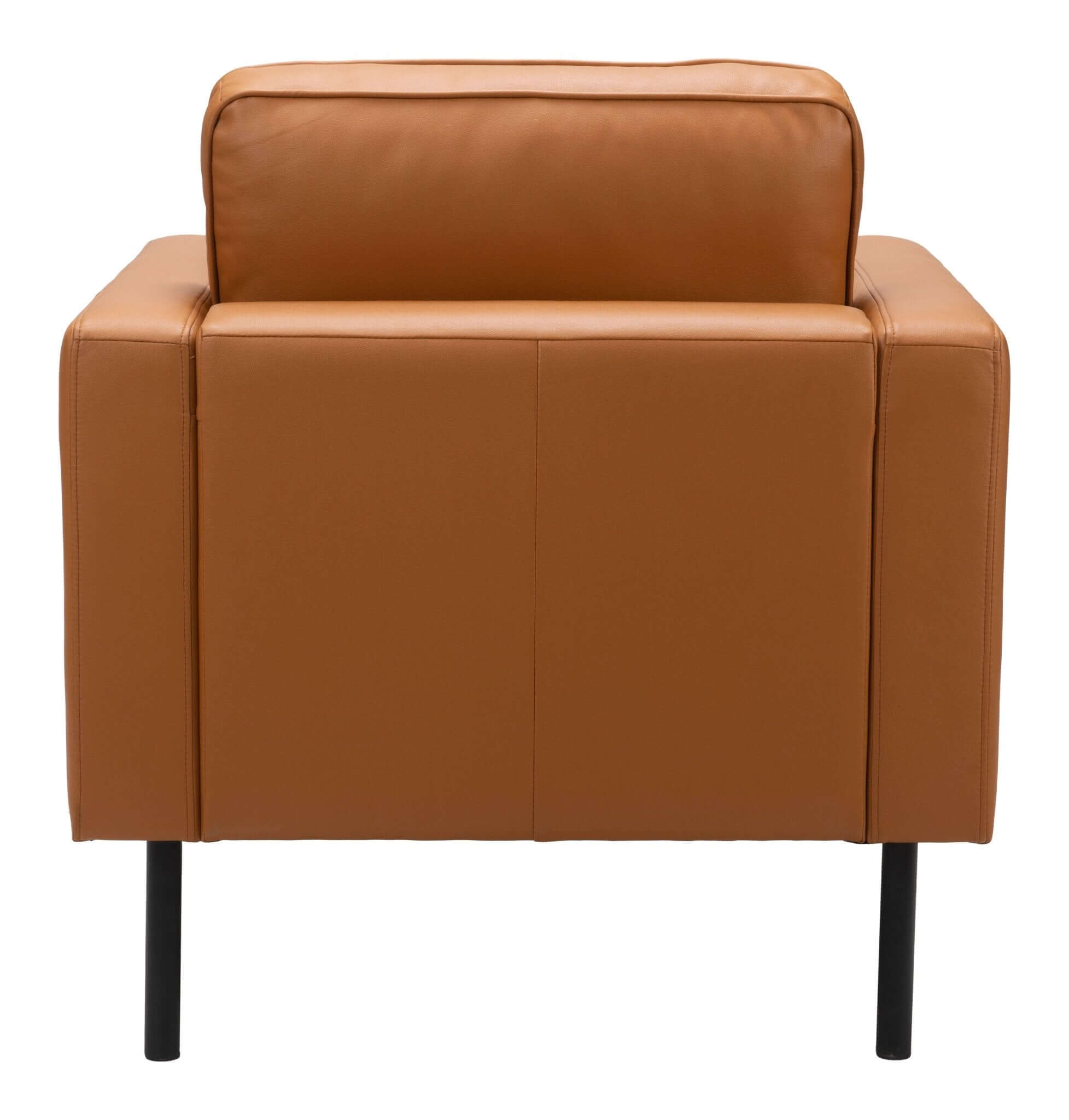 Decade MCM Faux Leather Armchair (2 Colors)