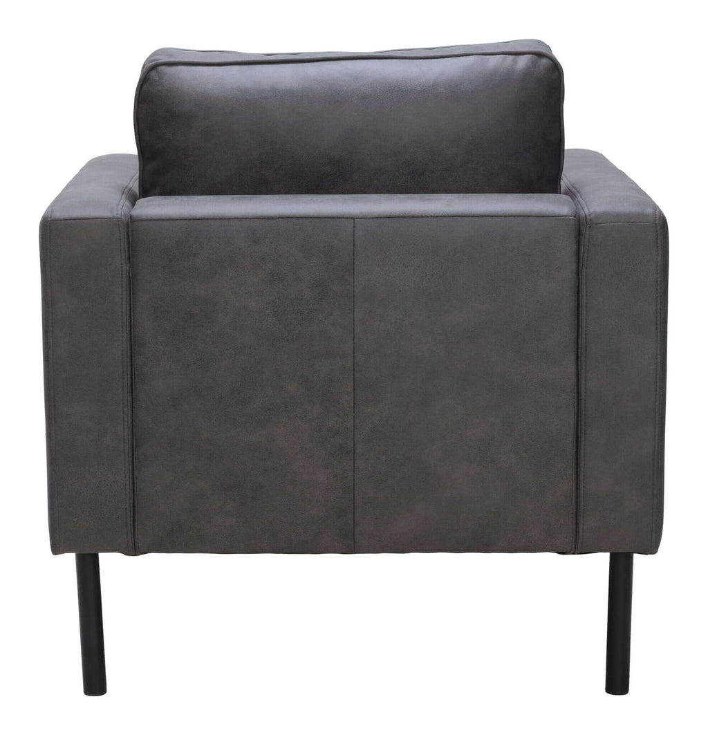 Decade MCM Faux Leather Armchair (2 Colors)
