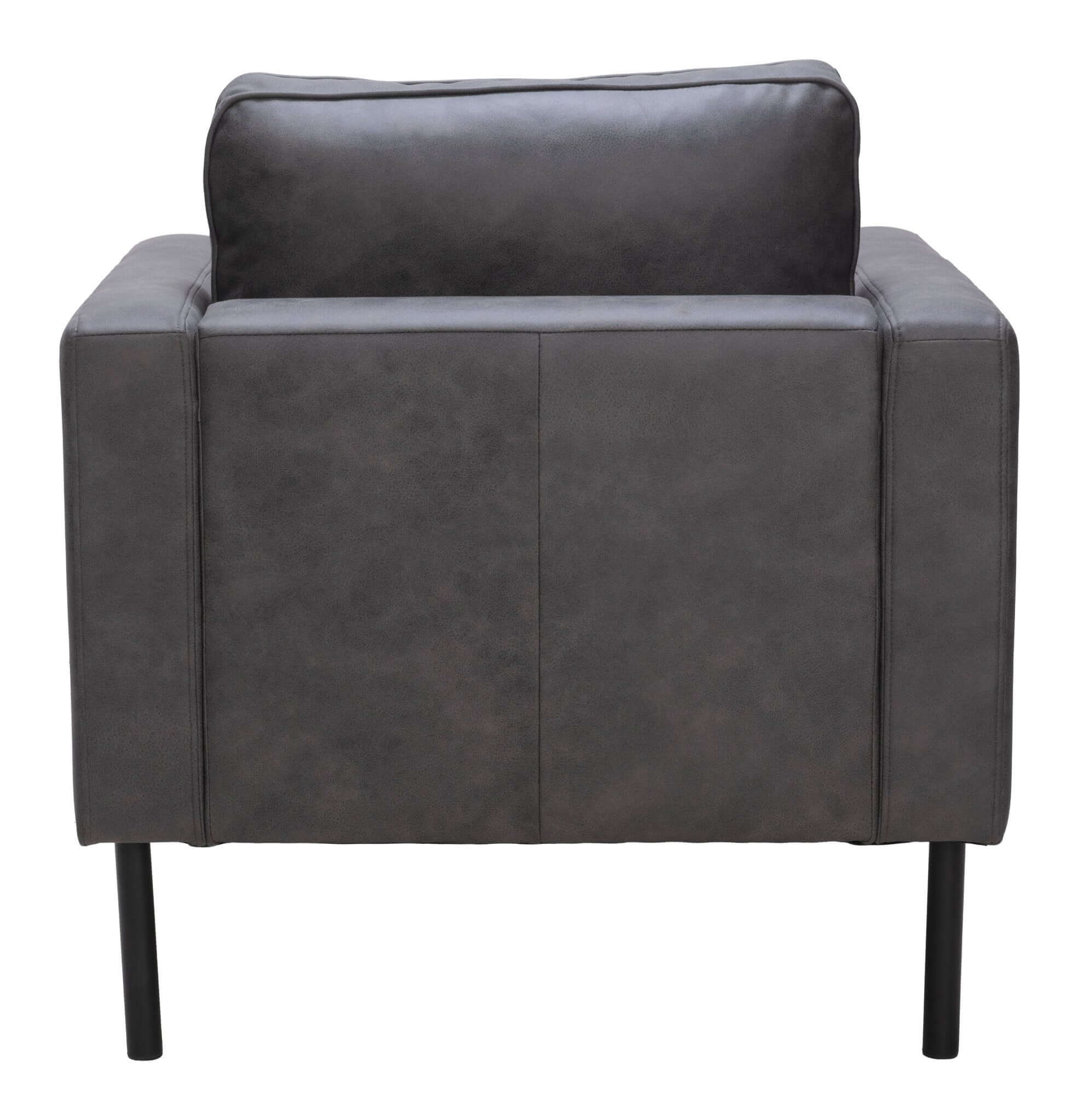 Decade MCM Faux Leather Armchair (2 Colors)