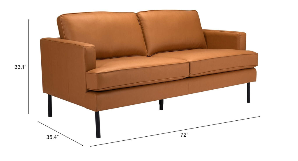 Decade MCM Sofa Loveseat 72 (2 Colors)