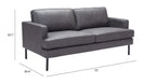 Decade MCM Sofa Loveseat 72 (2 Colors)