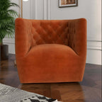 Delaney Tufted Accent Barrel Swivel Chair (6 Colors)