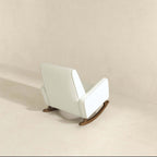 Demetrius Tufted Fabric Solid Wood Rocking Chair