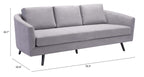Divinity MCM Faux Leather Sofa 79 (2 Colors)