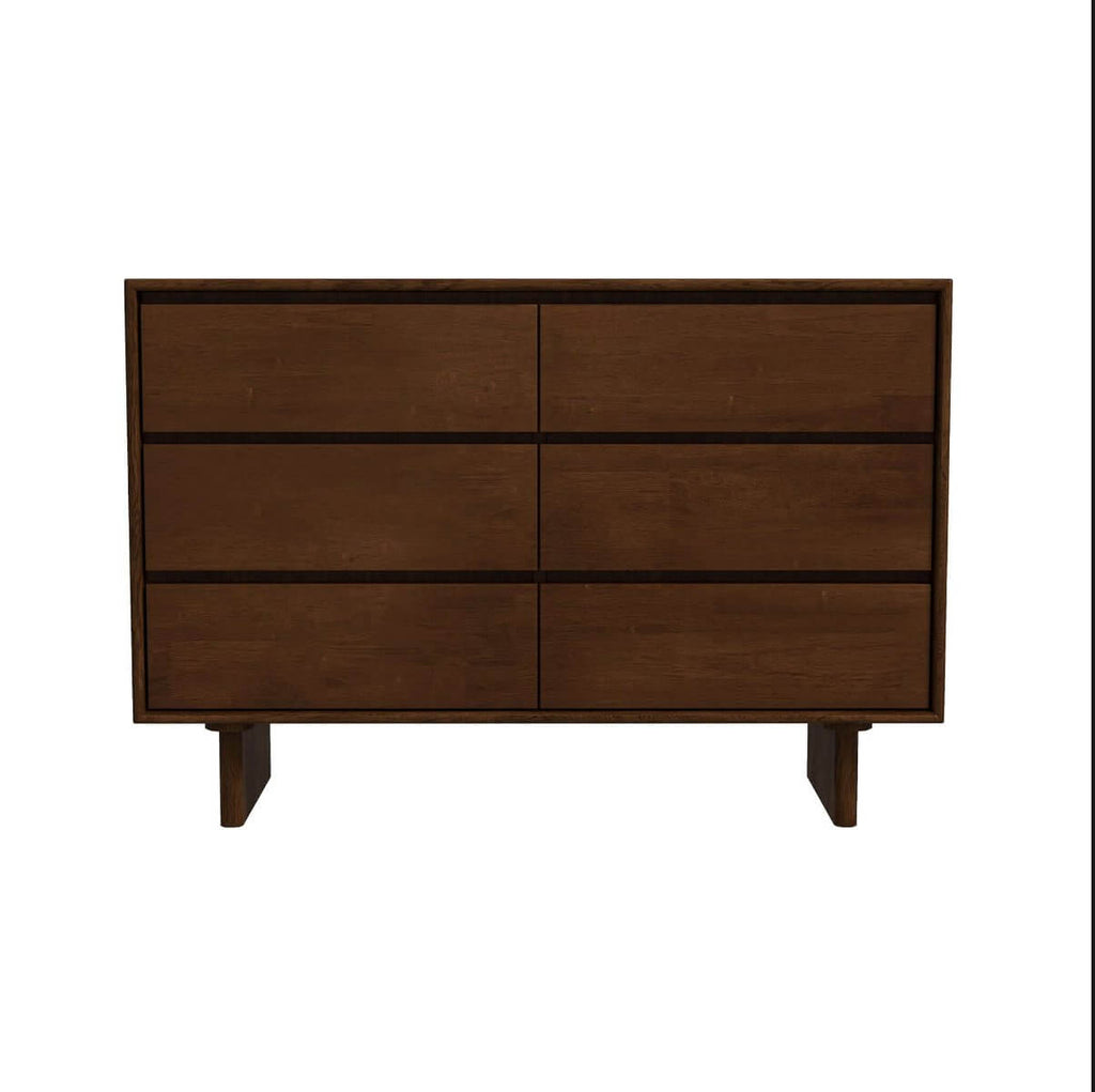 Dubrovnik Walnut Wood Six-Drawer Storage Dresser (47)