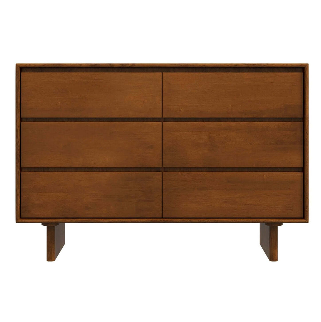 Dubrovnik Walnut Wood Six-Drawer Storage Dresser (47)