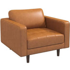 Catherine MCM Leather Lounge Chair
