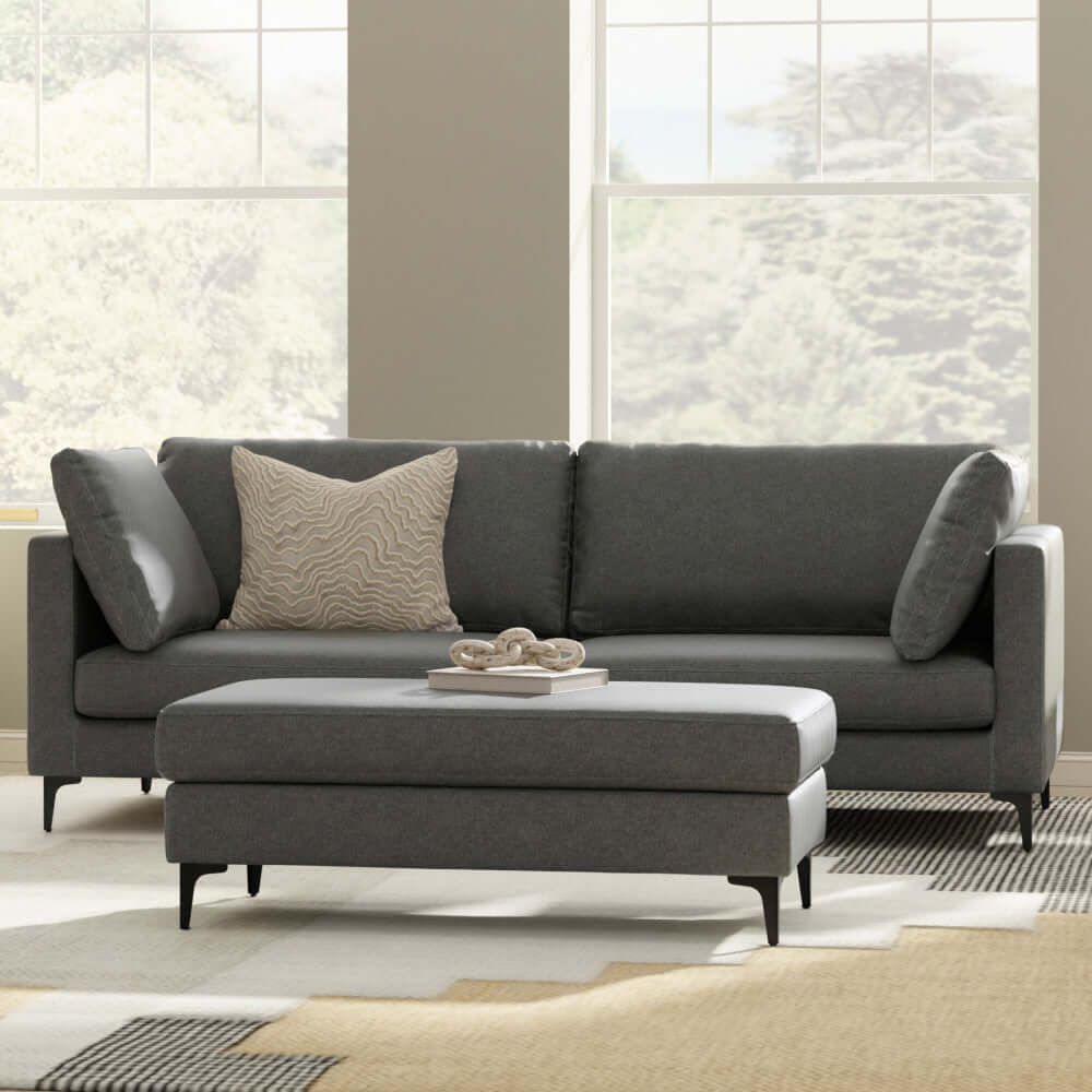 Ava MCM Performance Fabric Sofa 90L (2 Colors)