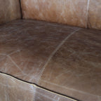 Classic Brancaster Top-Grain Leather Sofa 98L