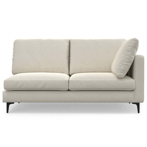Ava MCM Cream Symmetrical Corner Sofa Sectional 102 (2 Colors)