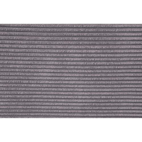 Cadenza Contemporary Gray Corduroy Sofa