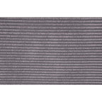 Cadenza Contemporary Gray Corduroy Sofa