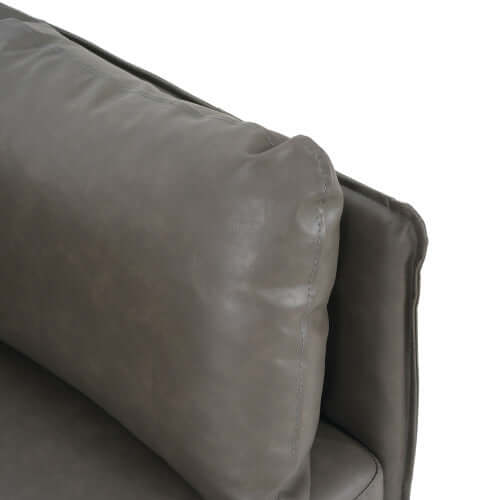 Faux Leather MCM Lounge Chair (3 Colors)