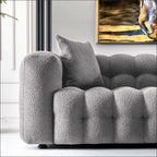 Eden Modern Boucle Bubble Sofa 90