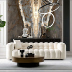 Eden Modern Boucle Bubble Sofa 90