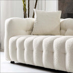 Eden Modern Boucle Bubble Sofa 90
